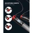 thumbnail image 4 of Cuerda de saltar RENPHO Smart con contador ajustable gris, 4 of 9