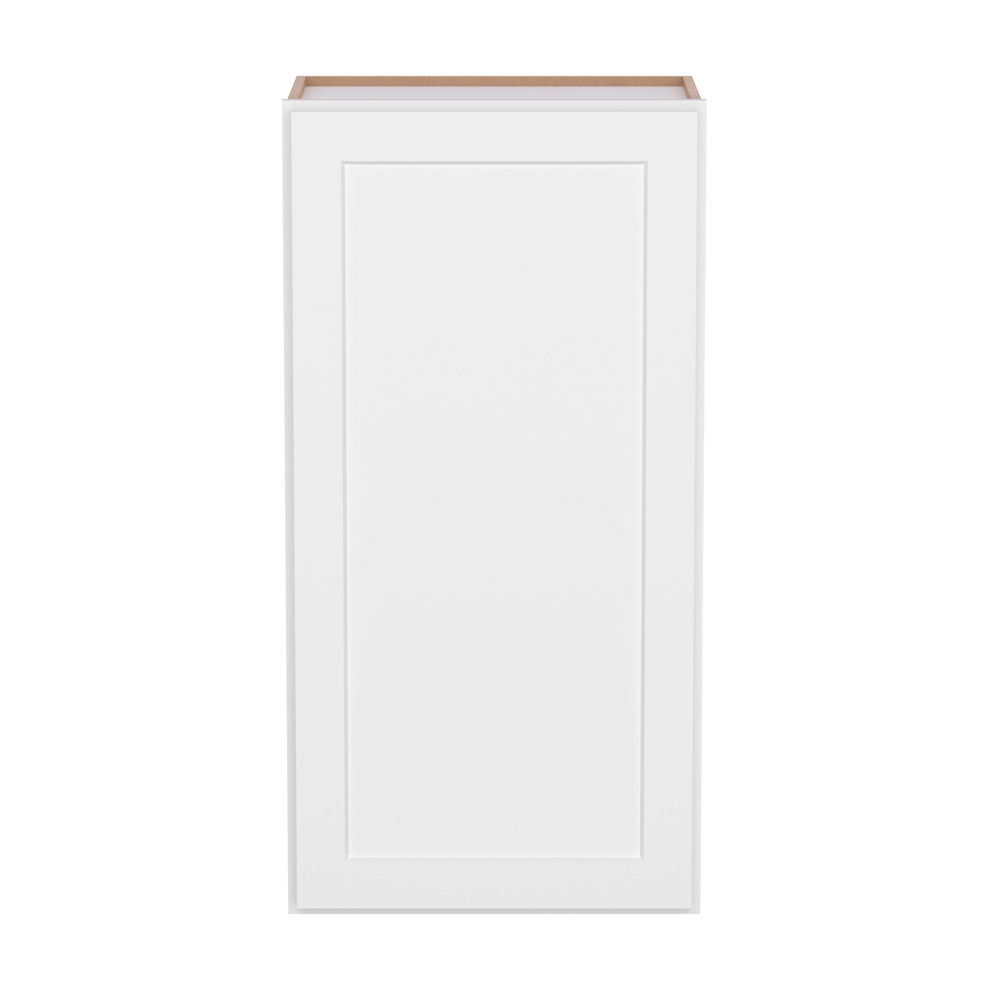 Furinno Shaker 1 Door 3 Shelves Wall Kitchen Cabinet, Ready to Assemble, 12 D x 21 W x 42 H, White