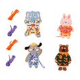 thumbnail image 2 of Juguete de madera para enhebrar y coser, educativo, para motricidad fina. Animales, 2 of 9