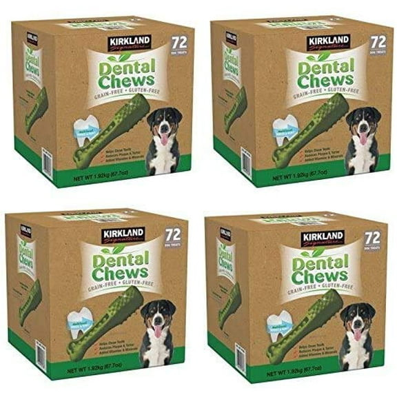 Kirkland Signature Dental Chews Dog Treats, 288 Count
