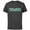 Charcoal, variant on Disney Princess Moana Courageous - Short Sleeve Cotton T-Shirt for Adults - Customized-Black