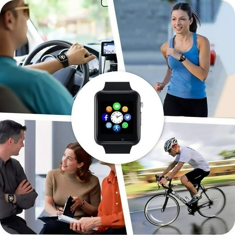  Bluetooth Smart Watch A1 Bluetooth GSM SIM Teléfono Reloj  inteligente para teléfonos inteligentes Android (blanco) : Electrónica