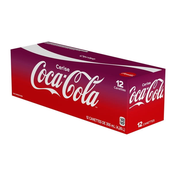 Coca-Cola Cherry Cans, 355mL, 12 Pack, 355 mL - Walmart.ca
