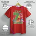 thumbnail image 3 of Boy's Pokemon It's My 7th Birthday Starters Graphic Tee Red Large, 3 of 9