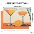 thumbnail image 6 of Yayeee Doormat for Indoor Entrance 32" x 20" Non Slippery Floor Rug, Mid Century Glasses, 6 of 8