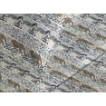 thumbnail image 3 of Ambesonne Exotic Quilted Coverlet 3 Pcs, African Nature Tiger Zebra, King Size, Brown Charcoal Grey and White, 3 of 4