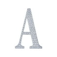 thumbnail image 6 of Efavormart 4" Letter A Silver Self-Adhesive Rhinestone Number Stickers for DIY Crafts, Handicraft Art, Graduation Cap Decorations Birthday Party, Wedding Alpha-Numeric stickers, 6 of 6