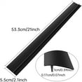 thumbnail image 5 of Casewin Kitchen Silicone Stove Counter Gap Cover, 21 inch Long & Extra Wide Stove Gap Filler Range Strips 2pcs,Between Oven and Countertop Dishwasher, Dryer,Easy Clean Heat Resistant Gap Guards Black, 5 of 5