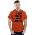 thumbnail image 6 of I Speak Fluent Movie Quotes Film Buff Unisex Plus Size Graphic Tee Brisco Brands 5X, 6 of 6