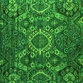 thumbnail image 1 of Ahgly Company Indoor Square Abstract Green Modern Area Rugs, 5' Square, 1 of 4