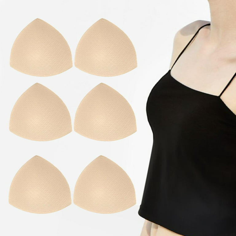 Niidor Women's Removable Push-up Pads Nude Bra Inserts Breast Lift Insert  Pads for Bikini Swimsuit 