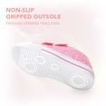 thumbnail image 5 of EUXTERPA Girls Pink Glitter Shoes Kids Casual Walking Sneakers with Hook and Loop Toddler Size 9, 5 of 8