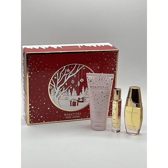 Estee Lauder Beautiful Eau De Parfum 3-Pcs Gift Set / New With Box
