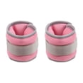 thumbnail image 1 of Paquete de 2 pesas para muñecas y tobillos, correa ajustable, pesas para brazos y piernas para hombres y mujeres. 05 kg Rosa, 1 of 9