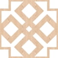 thumbnail image 4 of Ekena Millwork 23 3/8"W x 23 3/8"H x 1/4"T Large Blendon Decorative Fretwork Wood Wall Panels, Red Oak, 4 of 6