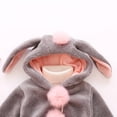 thumbnail image 4 of URMAGIC Baby Girl's Toddler Kids Fall Winter Coat Jacket Outerwear Rabbit Ears Hood Hoodie 6 Months- 4 Years, 4 of 9