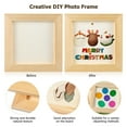thumbnail image 5 of Christmas DIY Wood Picture Frames Set of 10, 4.7x4.7 Inch, 5 of 8