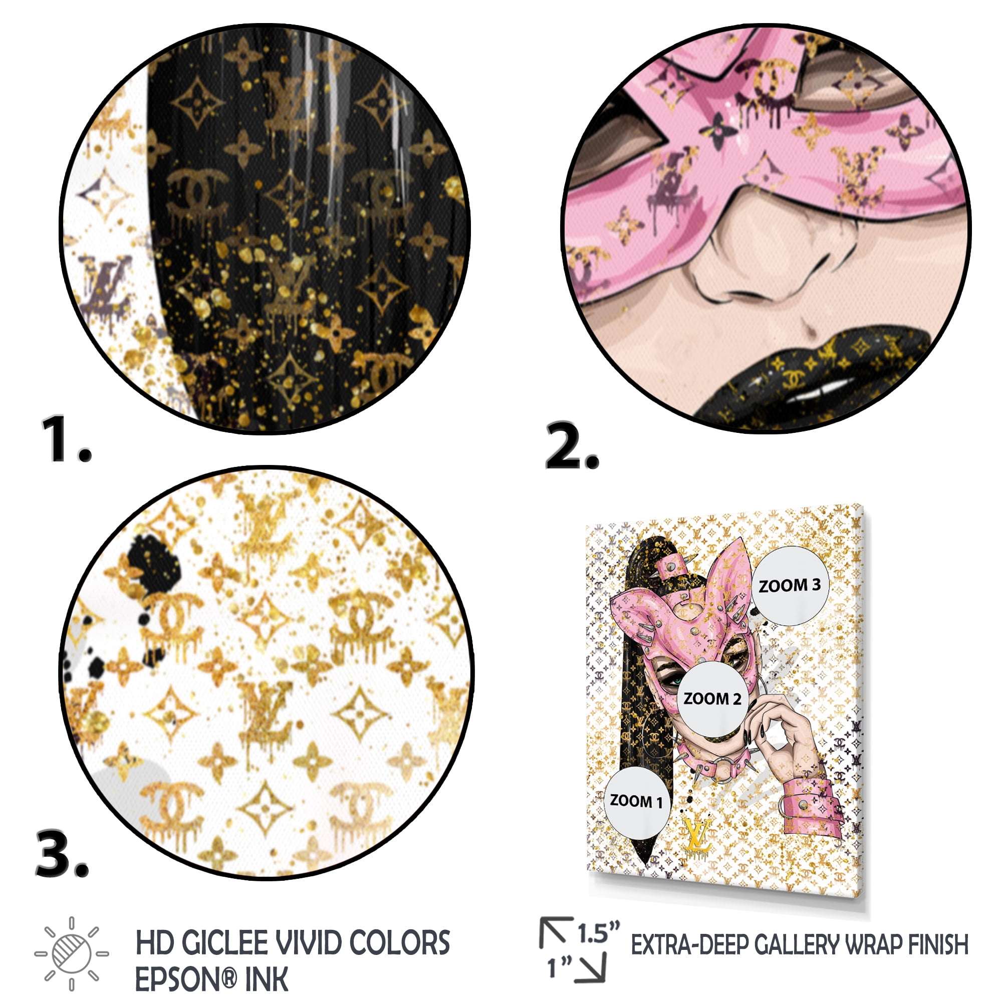 Designart High End Cat Woman I Canvas Wall Art
