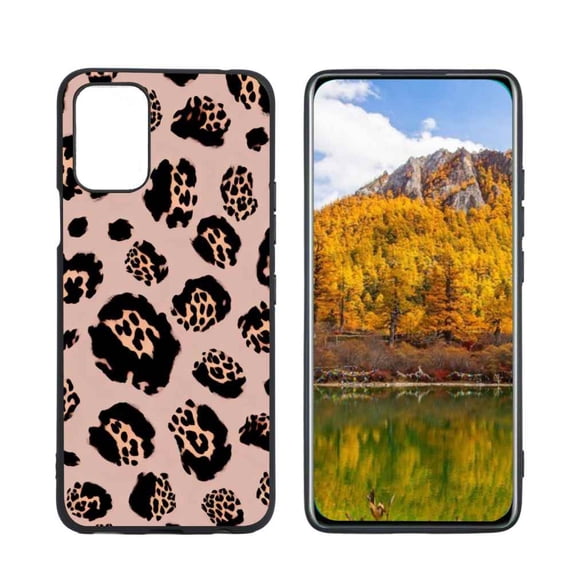 Compatible with LG K62 Phone Case, Leopard-Print-68 Case Men Women, Flexible Silicone Shockproof Case for LG K62