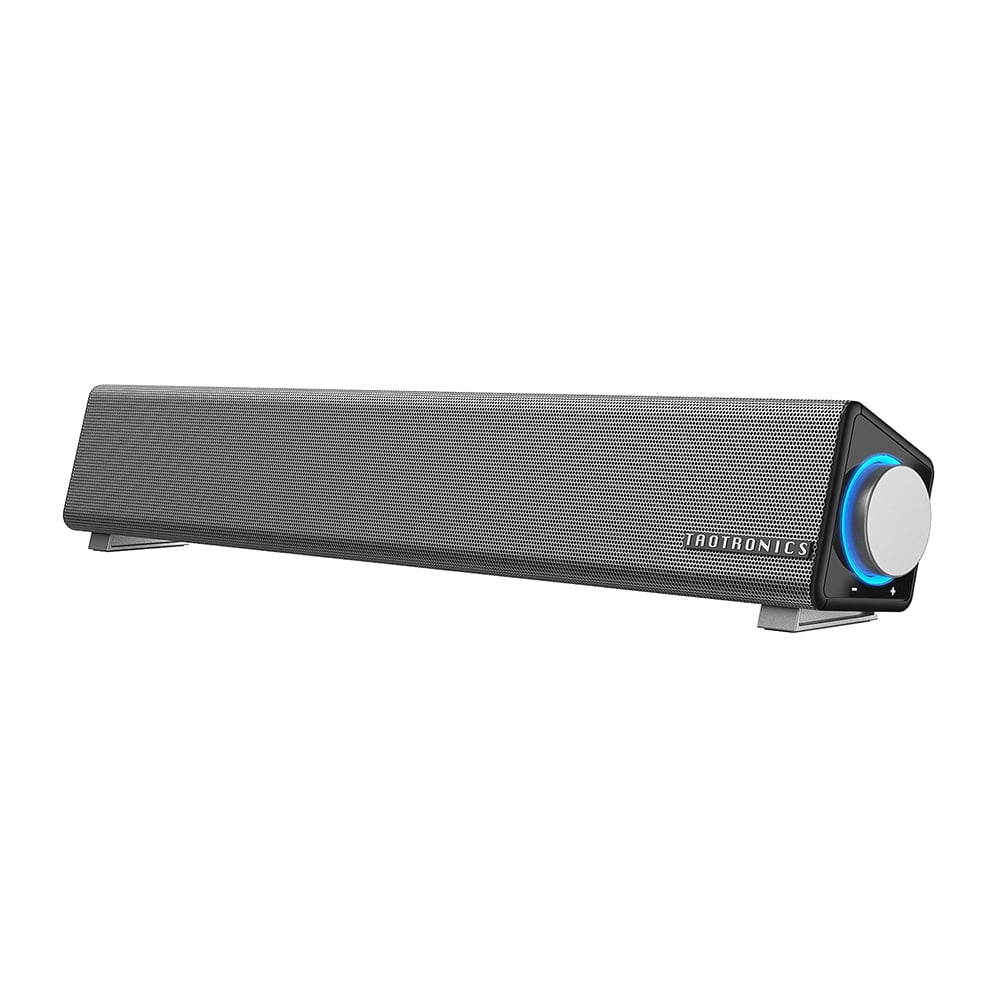 Taotronics Bluetooth 5.0 Computer Speaker Review TaoTronics Computer Speakers, Wired Computer Sound Bar, Stereo USB