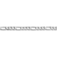 thumbnail image 2 of TheJewelryHut Designer 14k WG 4mm Flat Figaro Chain, 2 of 2