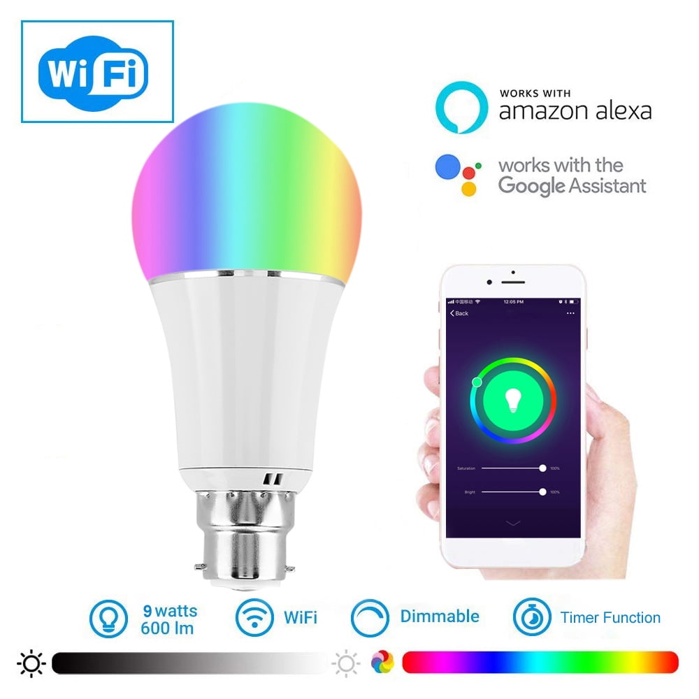 2181 Smart WIFI LED Bulb WIFI Light RGB Multicolor LED Bulb 9W B22