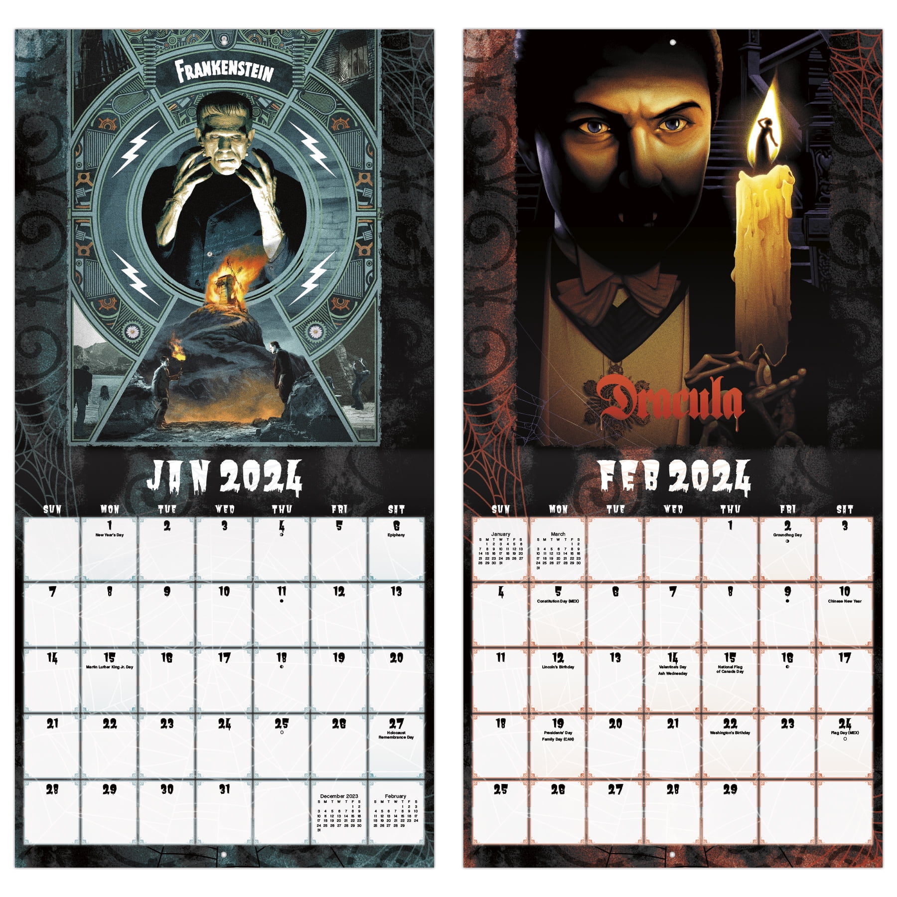 Trends International 2024 Minecraft - 15 Year Anniversary Collector's  Edition Calendar & Magnetic Frame