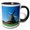 Black/White, variant on 3drose, Netherlands, North Holland, Zaanse Schans, Windmills - Eu20 Mgl0050 - Miva Stock, 11oz Mug