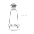 thumbnail image 2 of SEWACC Durable Silver Finish Tailpiece for String Guitar Replacement 2pcs, 2 of 8