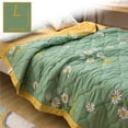 thumbnail image 1 of Edredón ligero de verano: manta de poliéster transpirable para climas cálidos, lavable, de tacto fresco, suave y cómoda para dormir a diario., 1 of 6
