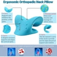 thumbnail image 6 of Cervical Traction Device, Neck Stretcher Cervical Traction for Muscle Relax, Neck Hump Corrector for TMJ Pain Relief, Shoulder Relaxer, Spine Corrector (Blue), 6 of 7