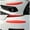 Red, variant on 100Fens Front And Rear Collision Strip Carbon Fiber Stripe Protection Strip Scratch Tape Body Scratch Decoration Protection Sticker