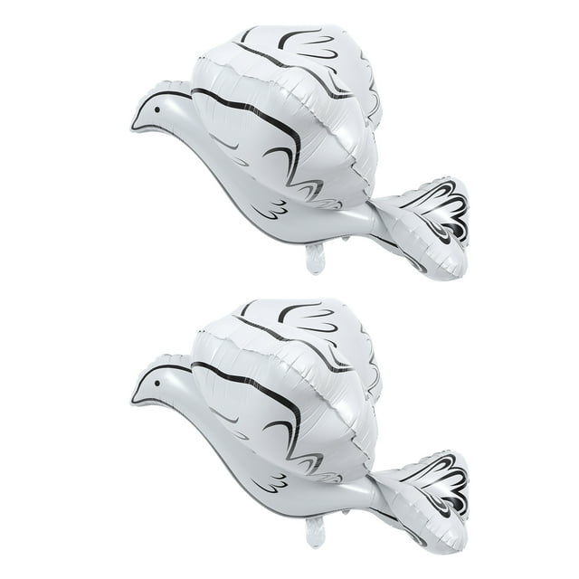 MasteelfCA 2 Pcs Ballons en Forme de Pigeon Ballons de Mariage Ballons en Aluminium