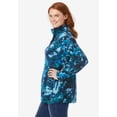 thumbnail image 3 of Woman Within Plus Size Microfleece Quarter-Zip Pullover, 3 of 6