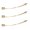 Satin Brass, variant on Mega Handles - Transom Door Chain 12" I Transom Door Window Locks Stainless Steel Matte Black