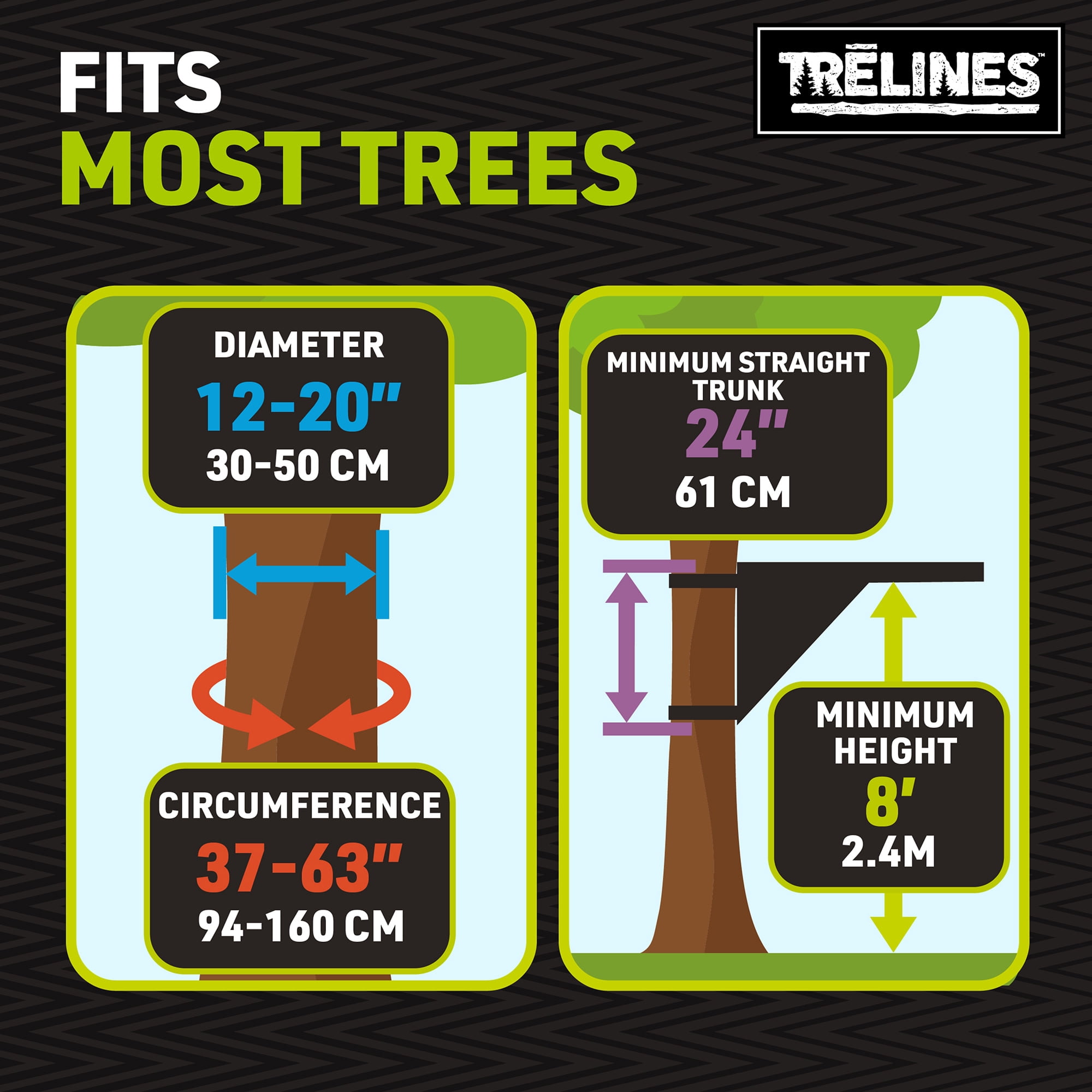 Trelines: SkyStand Swing Support - Tree Mount Frame Attaches to Trunk Base, Outdoor Swing Accessory, 360 Degree Swivel, Rachet Straps, Supports 500lb