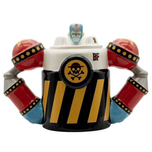 ABYstyle One Piece Iron Pirate Franky 3D Ceramic Coffee Tea Mug Anime Manga Drinkware Home & Kitchen Merch