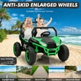 thumbnail image 5 of Sakiyr 24V Ride-On UTV for Kids, 2-Seater Electric off-Road Truck with Remote Control, 3 Speeds, Bluetooth, LED Lights, Metal Frame, Music, Ride on Car Toy for Kids Toddlers, 5 of 7