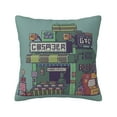 thumbnail image 1 of ZICANCN Store Pixel Art Pixel Decorative Throw Pillow Covers , Couch Sofa Decorative Knit Pillow Covers for Living Room Farmhouse 18"x18", 1 of 8