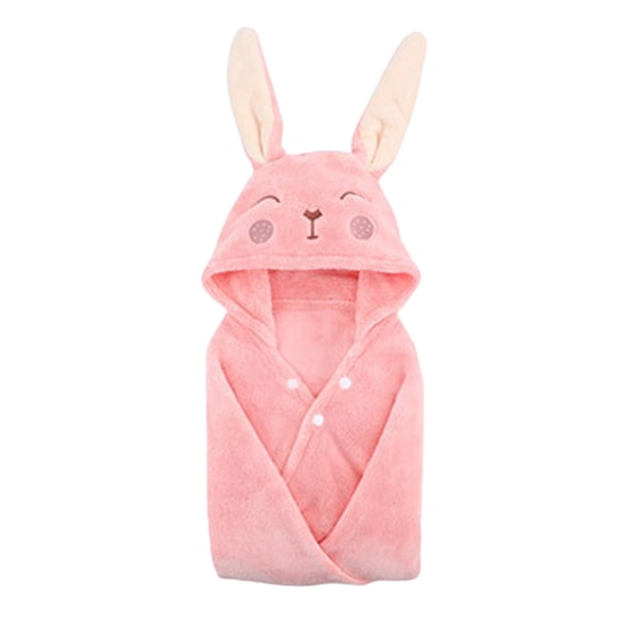 AYktou Toddler Hooded Bath Towel Ultra Soft Towel Highly Fibe Absorbent Bathrobe Blanket for Boys Girls Children's Cape Children's Bath Towel- 27.5" x 55"