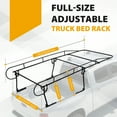 thumbnail image 3 of Yiwa Adjustable Steel Truck Bed Rack, Universal 1000 lbs Capacity Rack for Kayaks, Ladders, and Pick-up Trucks, 3 of 6