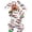 White, variant on Gunia Toddler Boy Easter Outfit Girls Long Sleeve Cartoon Carrot Printed Romper Bodysuit Pants Rabbit Ears Hat Outfits Clothes Set 12-18 Months
