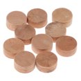 thumbnail image 4 of RUNROTOO 8 Pcs Coussinets en Liège pour Trompette Bois Kaki pour Réparation d'Instruments, 4 of 8
