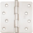 thumbnail image 2 of Bisagras para puerta Stone Harbor Hardware de 4 pulgadas, níquel satinado, paquete de 3, 2 of 4