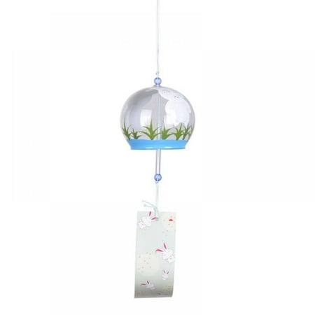 

Japanese Wind Chimes Pink Cherry/Red/Blue Glass Wind Bells Handmade Pendants for Birthday Gift and Home Decors