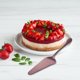thumbnail image 2 of Herramienta de horneado de pala de pastel dentada de acero inoxidable simple Pala de crema de queso y pizza para cocina (púrpura), 2 of 4