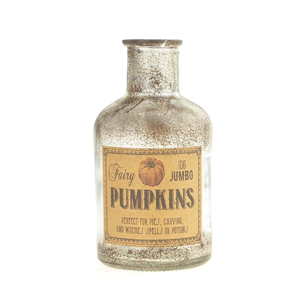 Halloween Antique Glass Pumpkin Jar, Clear, 4-3/4-Inch - Walmart.com