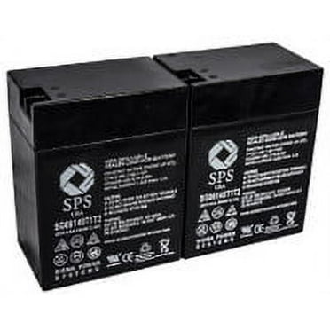 SPS Brand 6 V 14 Ah Replacement Battery (SG06140T1T2) with Terminal T1T2 for Douglas DG612A (2 PACK)