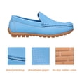 thumbnail image 6 of coXist Kids Toddlers Boys Girls Leather Slip On Loafers Moccasin Boat Dress Shoes, 6 of 7