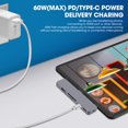 USB C Hub 60W PD Charging for iPad Pro MacBook Air Switch to HDMI